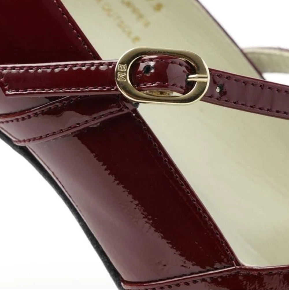 NEW BRUNO MAGLI | $350 Patent Leather Maryjane Heels - Picture 6 of 10